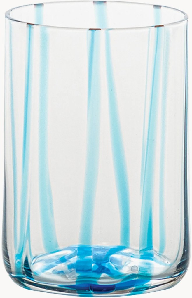 Mondgeblazen waterglazen Tirache, 6-delig