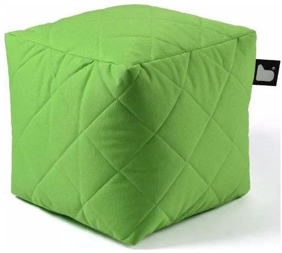 Extreme lounging B-Box Quilted Poef - Groen