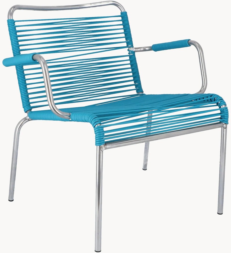 Handgemaakte tuin loungefauteuils Mya Spaghetti, 2-delig, stapelbaar