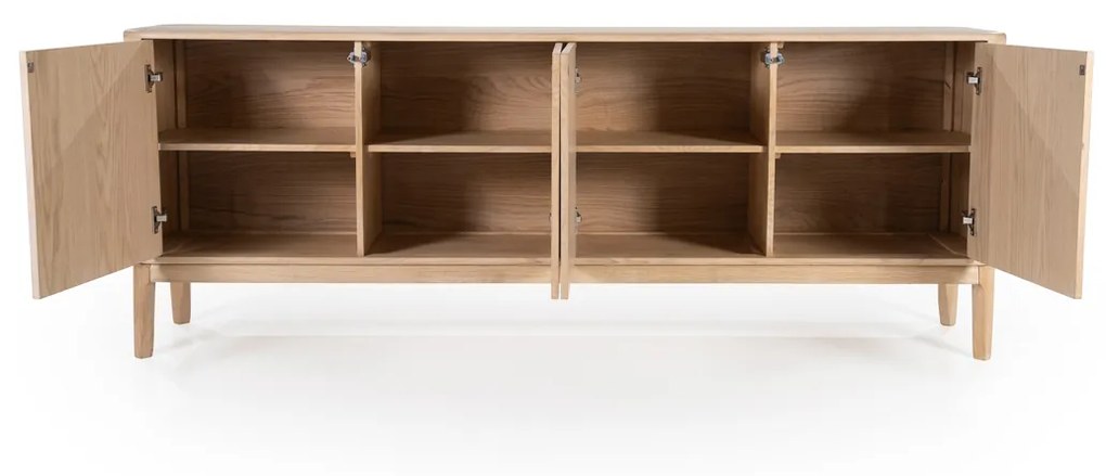 Eleonora Harvey Groot Dressoir Licht Eiken - 200x40x75cm.