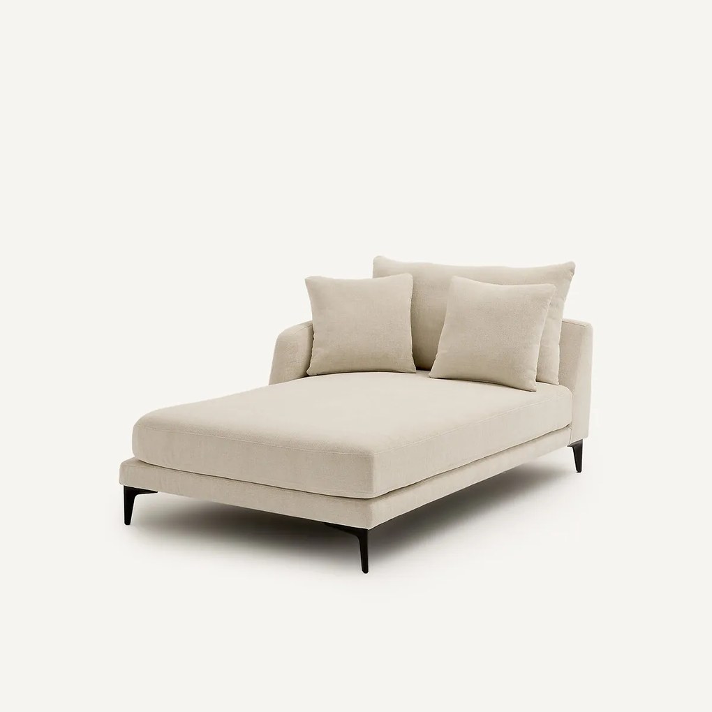 Longchair van gevlochten polyester, MODERNISTE, ontwerp Emmanuel Gallina