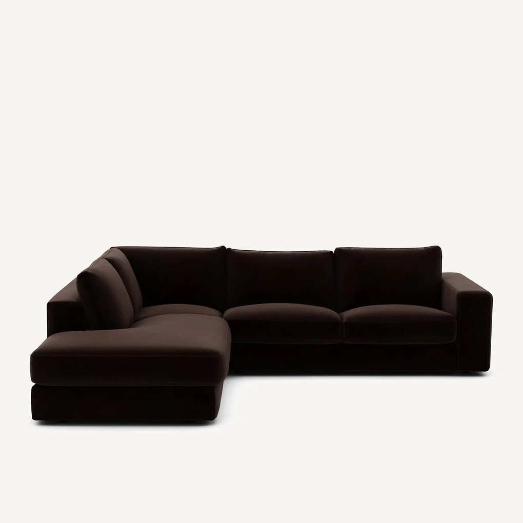 Hoekbank in fluweel, Skander