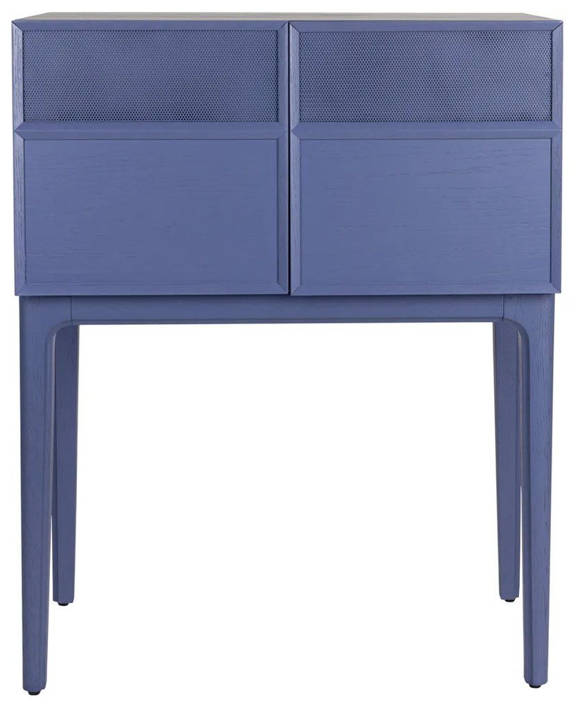 Zuiver June Paarse Design Kast Op Hoge Poten - 80x45x100cm.