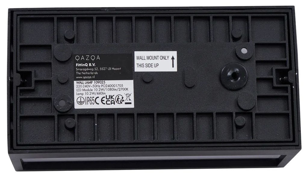 Moderne buiten wandlamp zwart incl. LED IP65 - Jail