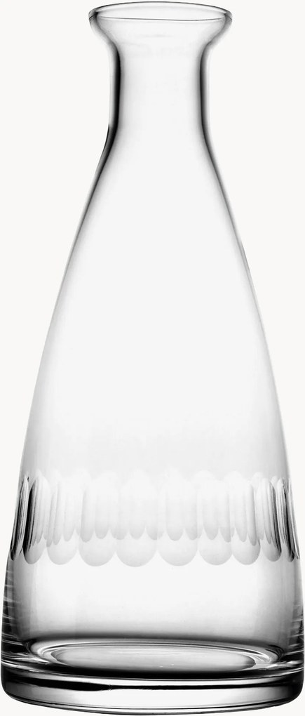 Mondgeblazen kristallen karaf Lens, 850 ml