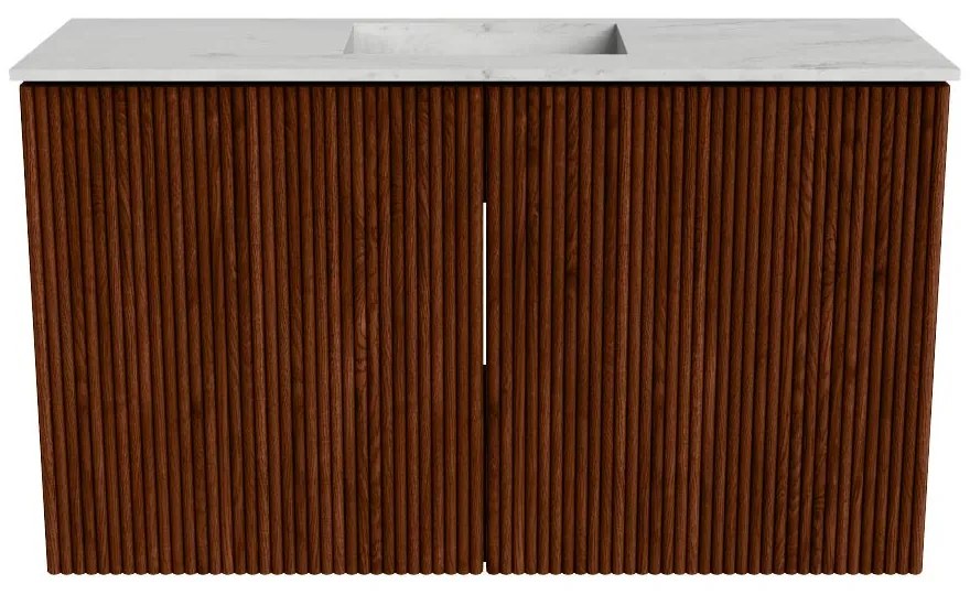 Mondiaz Joya DLux 70cm toiletmeubel ruby met wastafel faye midden 1 kraangat opalo