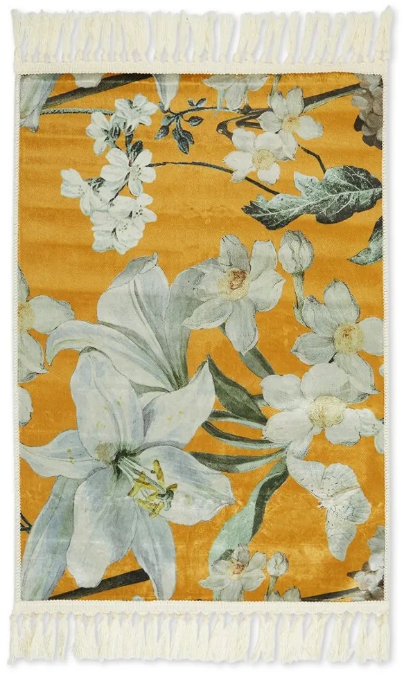 Essenza Rosalee vloerkleed met bloemenprint