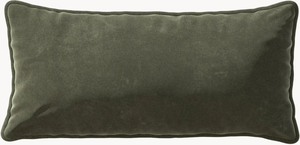 Fluwelen bankkussen Vetsak, 30 x 60 cm