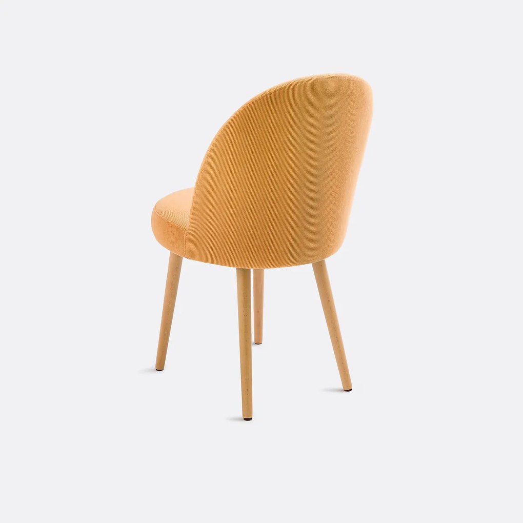 Stoel in ribfluweel, Inès