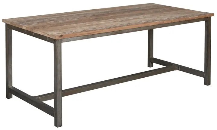 Tower Living Eettafel Industrieel Teakhout 240 Cm Venetie - 240 X 100cm.