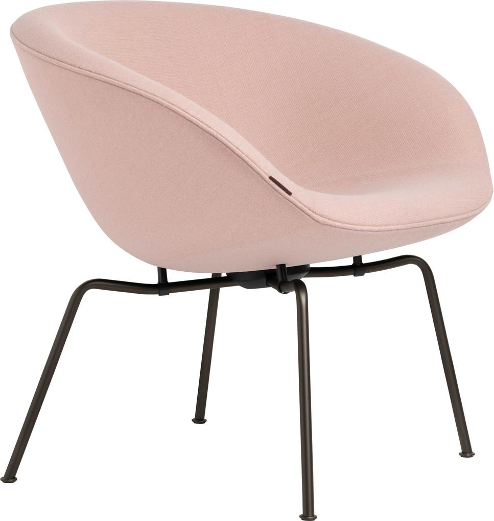Fritz Hansen Pot fauteuil black/pink