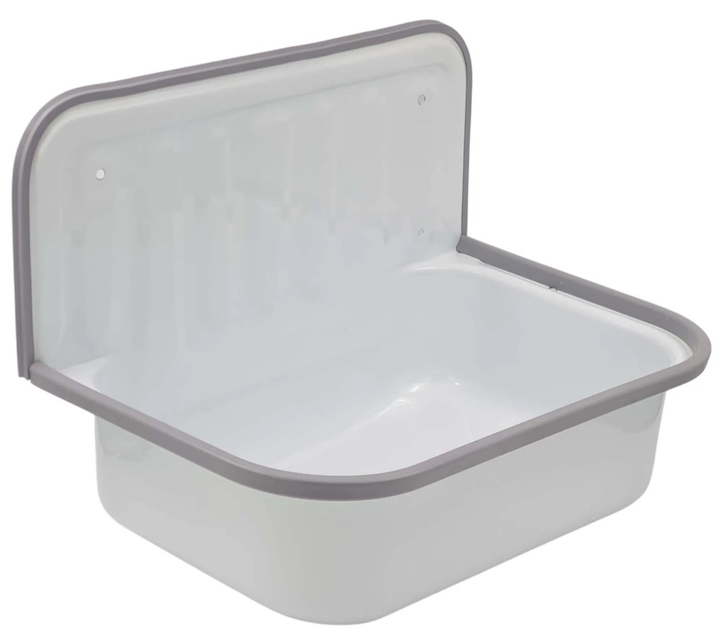 Best Design Suula uitstortgootsteen 50x33cm wit