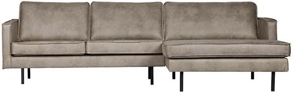 Rodeo bank chaise longue rechts elephant skin BePureHome