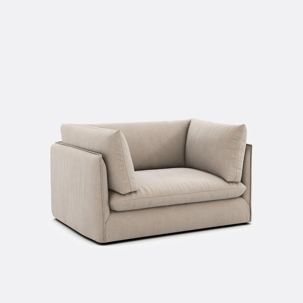 XL fauteuil in structuurstof, Malo
