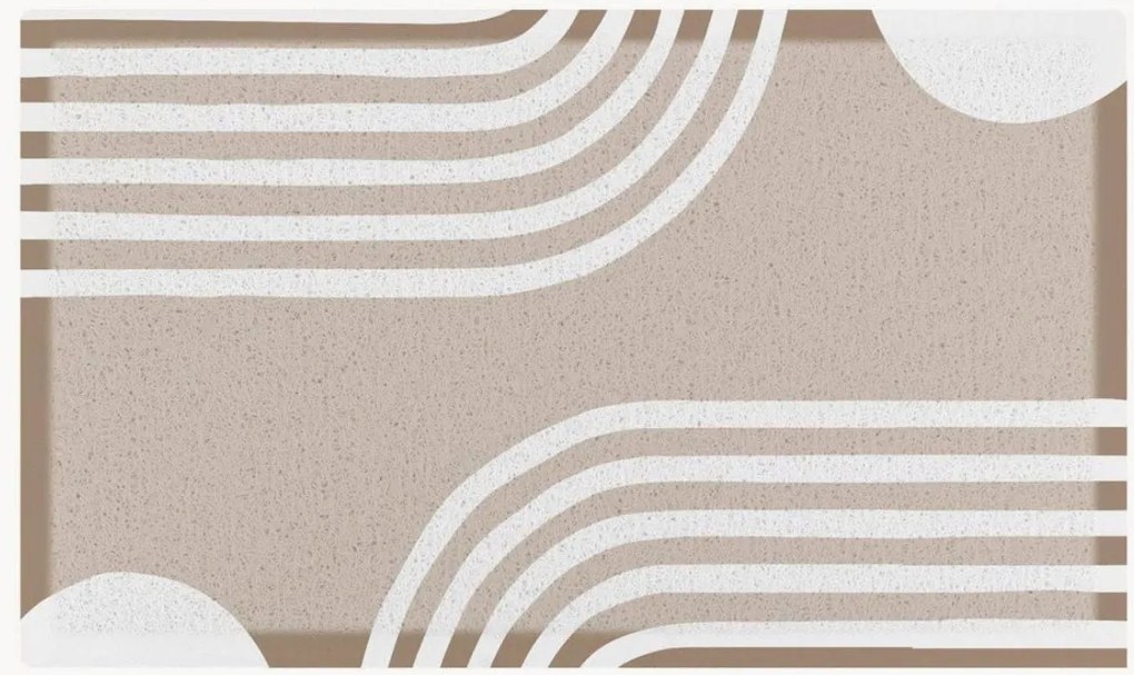 In- & outdoor vuilopvangmat Abstract Lines