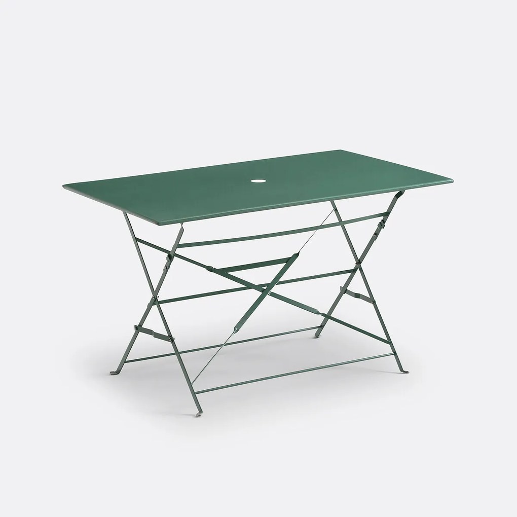 Rechthoekige plooibare tafel, metaal, Ozevan