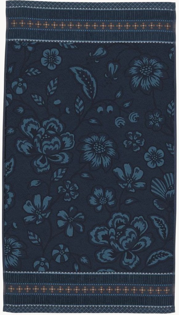 Katoenen terry handdoek Jasmin Jacquard