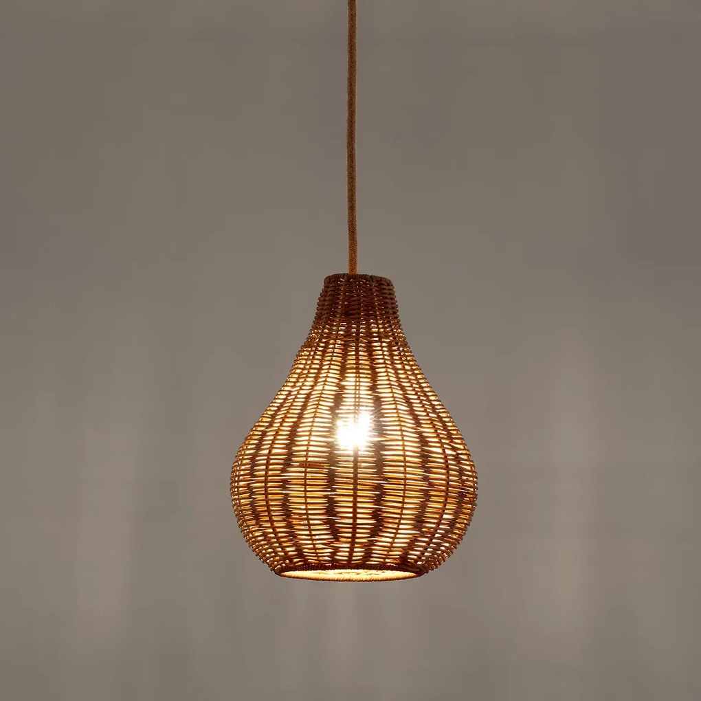 Hanglamp in rotanØ22 cm, Isao