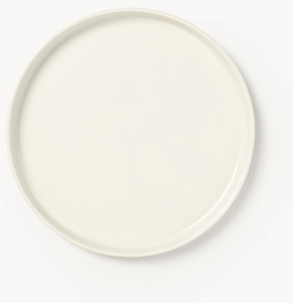 Porseleinen dinerborden Dune met reactief glazuur, 2-delig