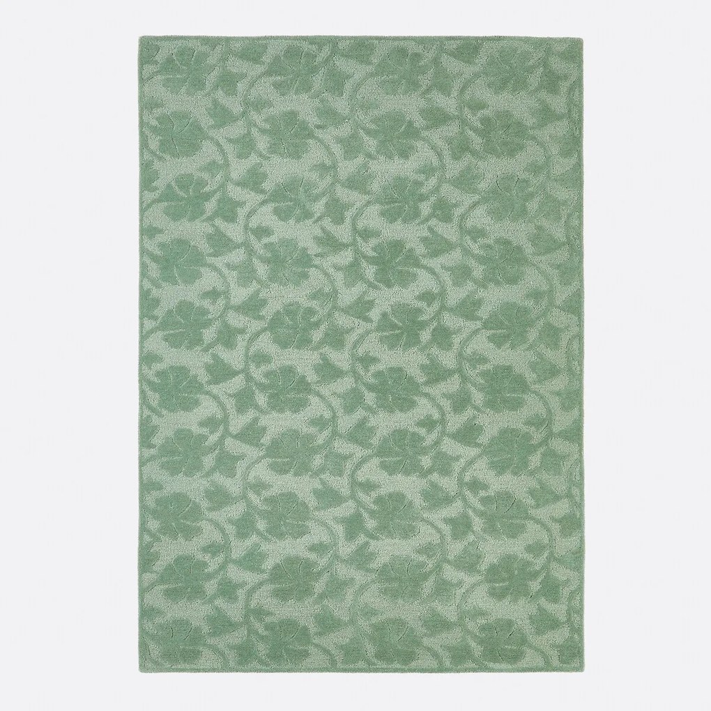 Wollen vloerkleed met bloemmotief, Tyma