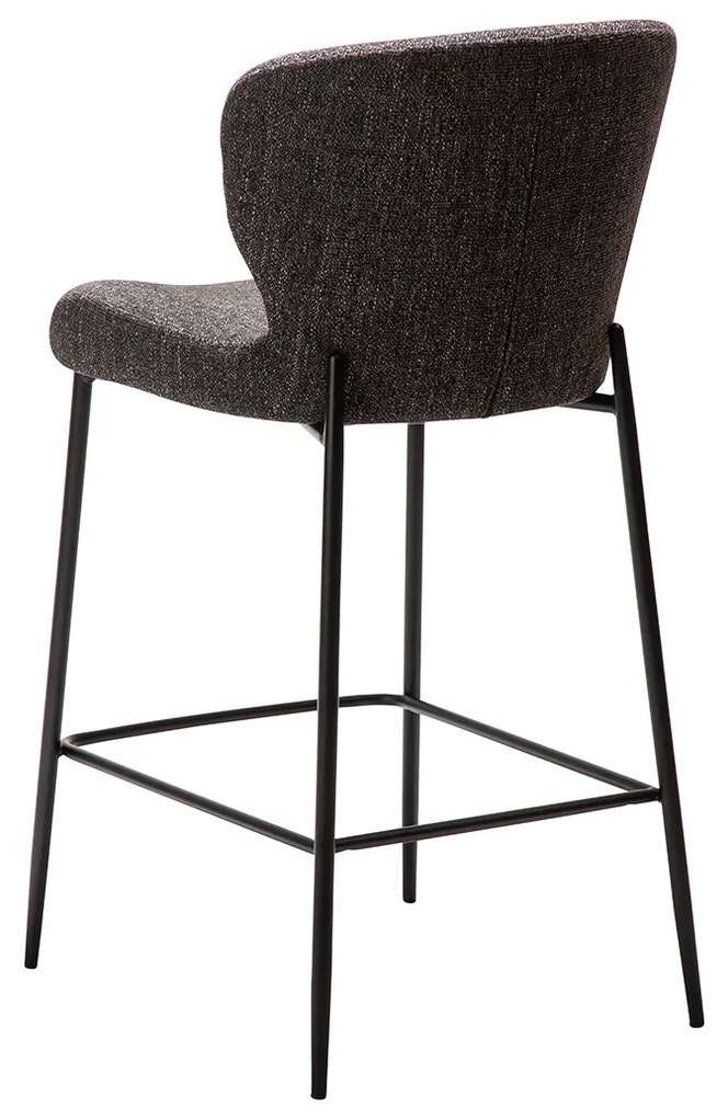 Dan-Form Glory Luxe Barstoel Zwart Boucle