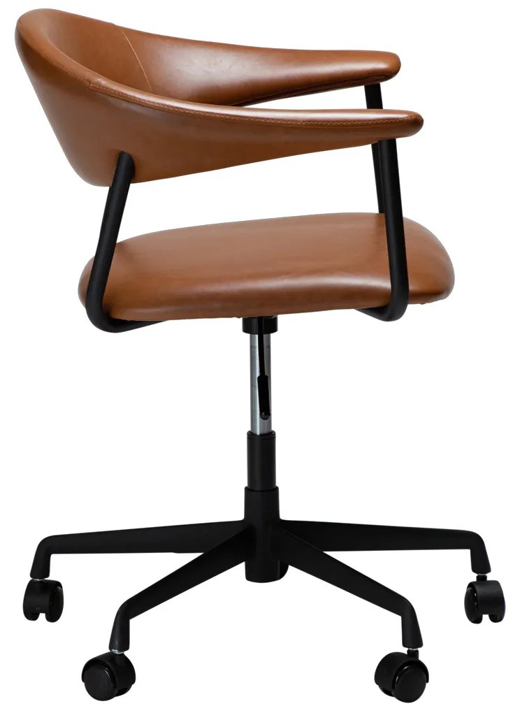 Dan-Form Rover Design Bureaustoel Bruin Kunstleer