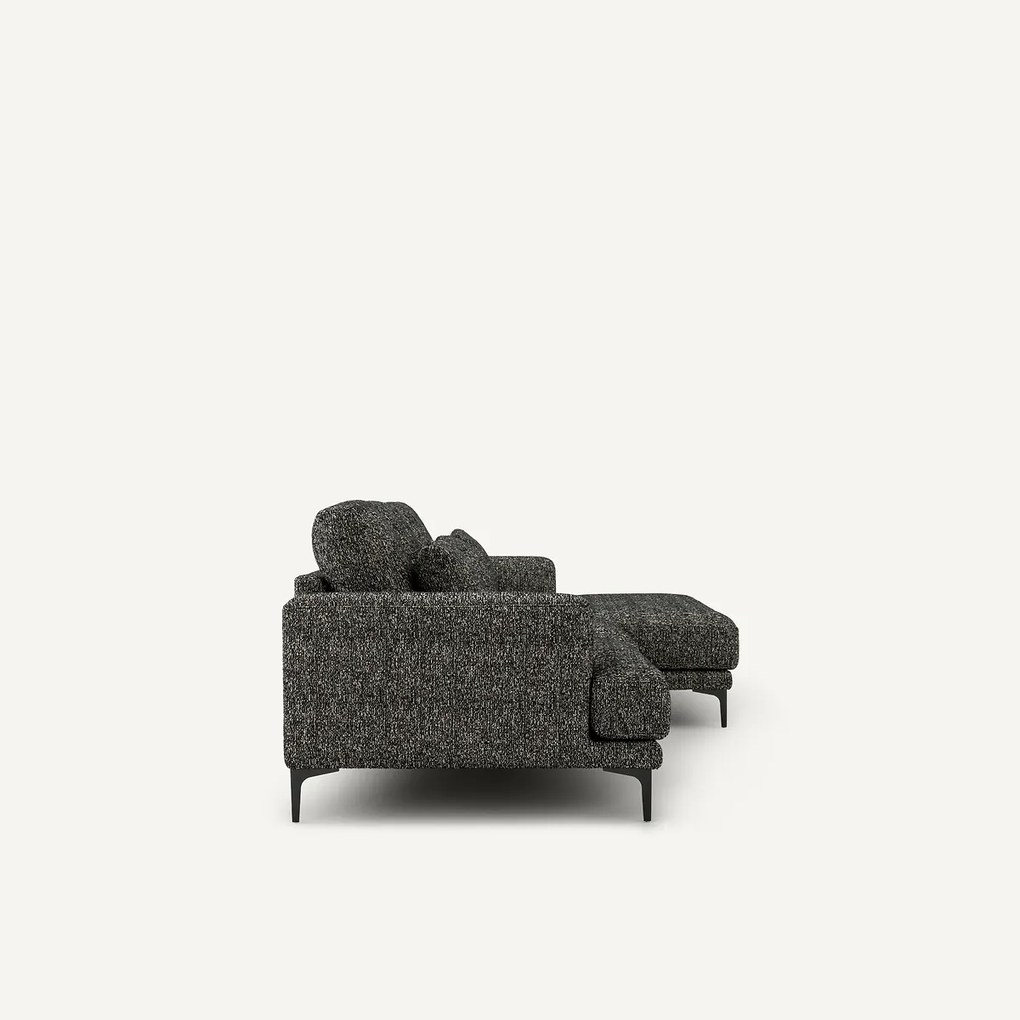 XL hoekbank rechts in bouclé stof, MARSILE