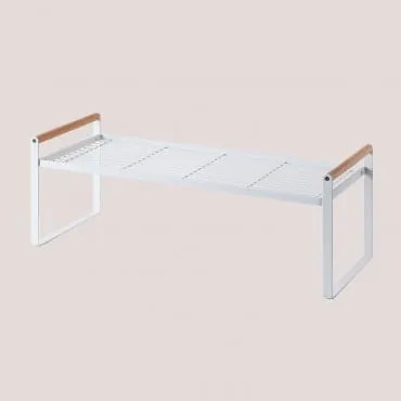 Plankinzet met handvaten Maira Wit & ↔︎ 53 cm - Sklum
