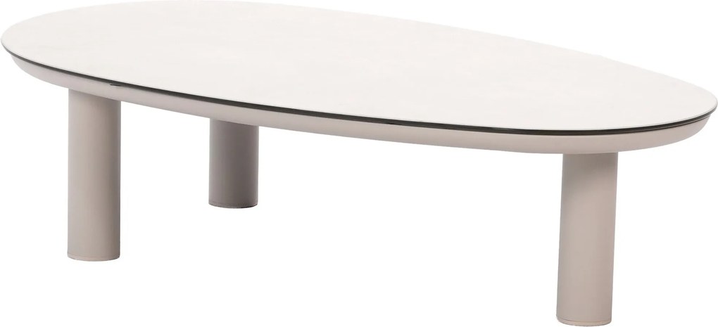 Nina lounge tuintafel 123x73xH31 cm printed ceramic linen Taste 4SO