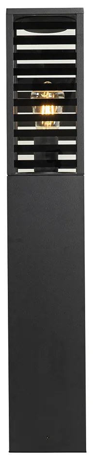 Moderne staande buitenlamp zwart 80 cm IP44 - Reims