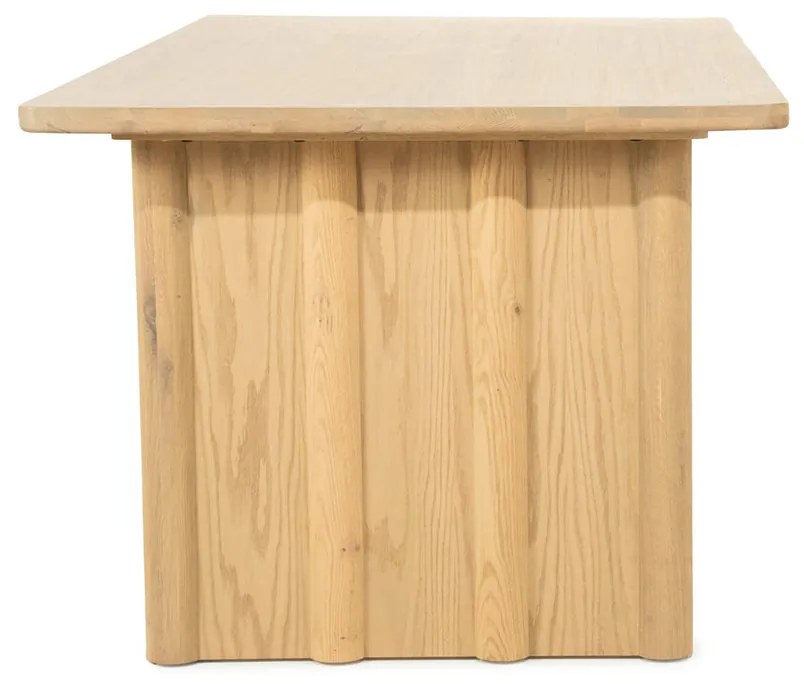 Eleonora Jake Design Eettafel Eiken Naturel 180x100 Cm - 180 X 100cm.