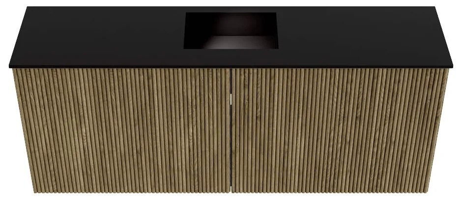 Mondiaz Joya 100cm toiletmeubel dusk met wastafel faye midden zonder kraangat urban