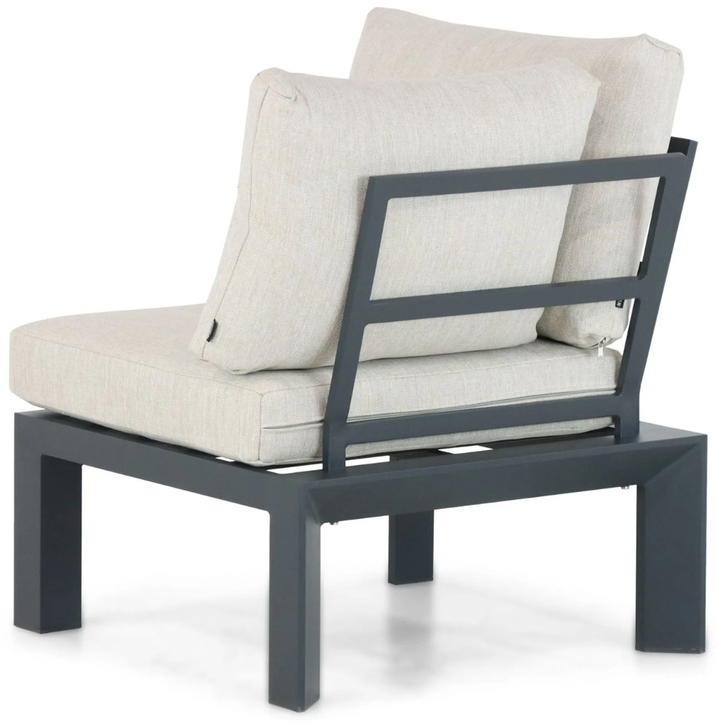 Loungeset 5 personen Aluminium Grijs Lifestyle Garden Furniture Navarra