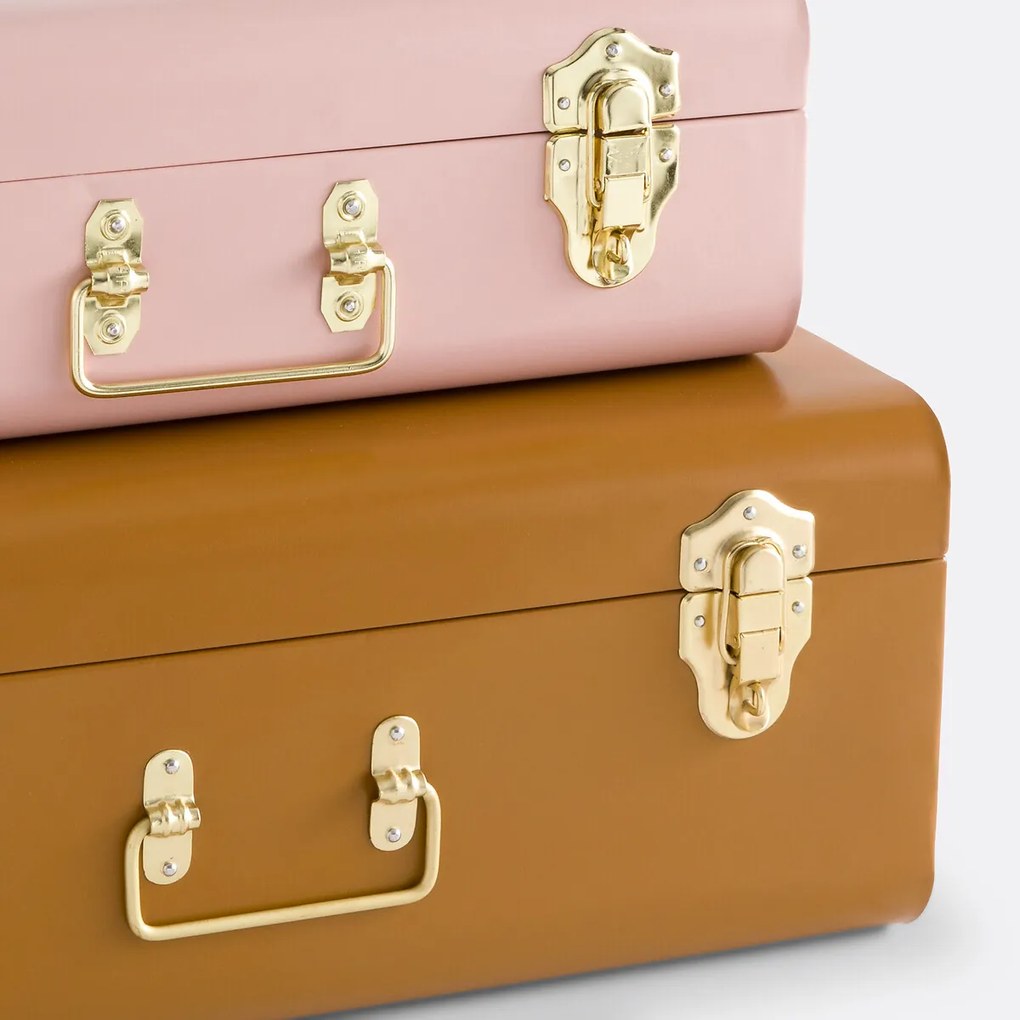 Set van metalen koffers, Masa