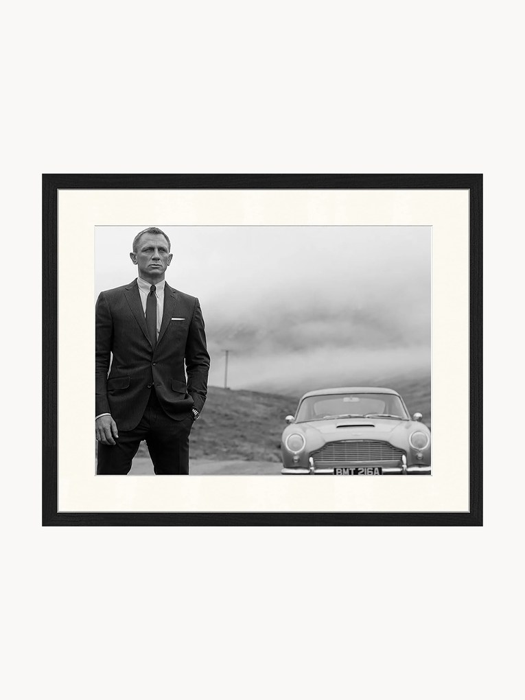 Ingelijste foto Daniel Craig als James Bond