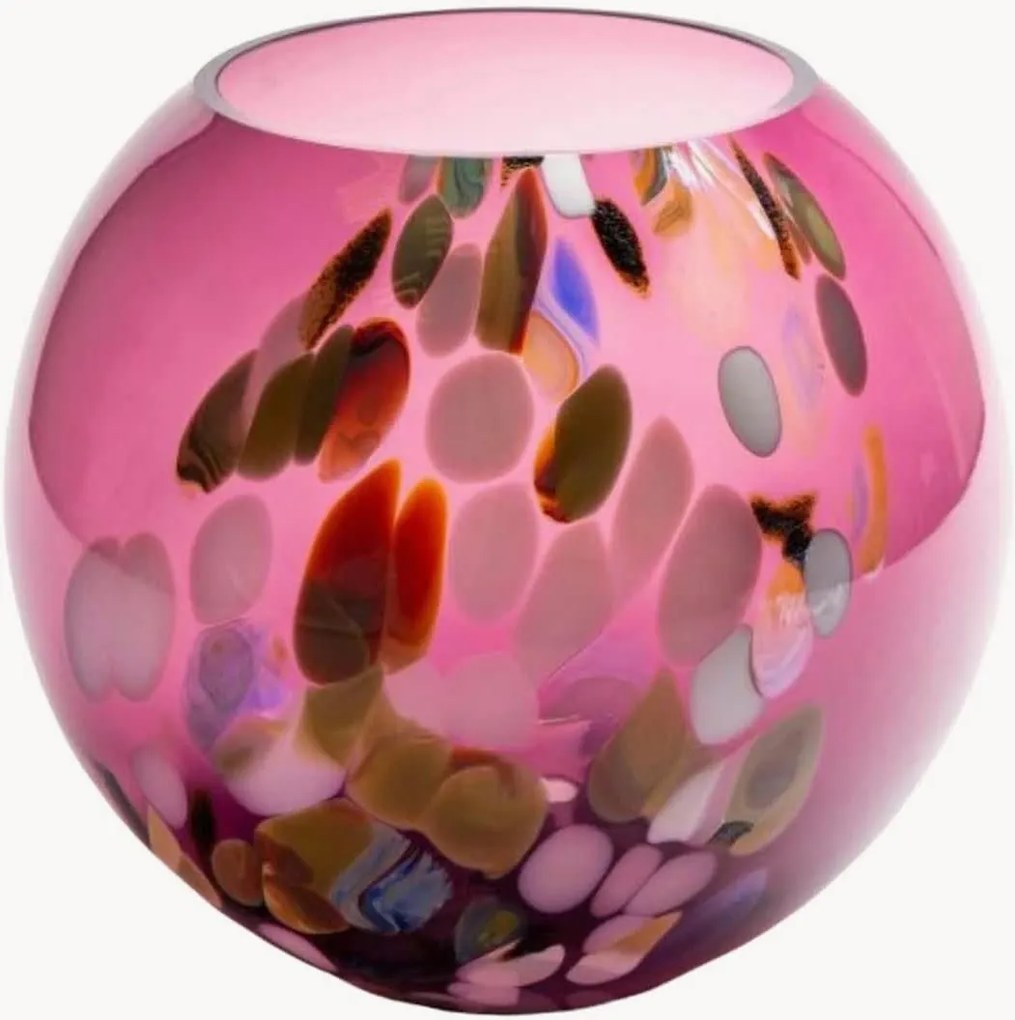 Mondgeblazen vaas Hobnail Globe
