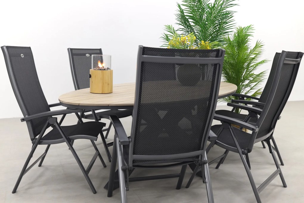 Hartman Salvatore/GI Edison 220x115 cm. tafel - ovale verstelbare tuinset