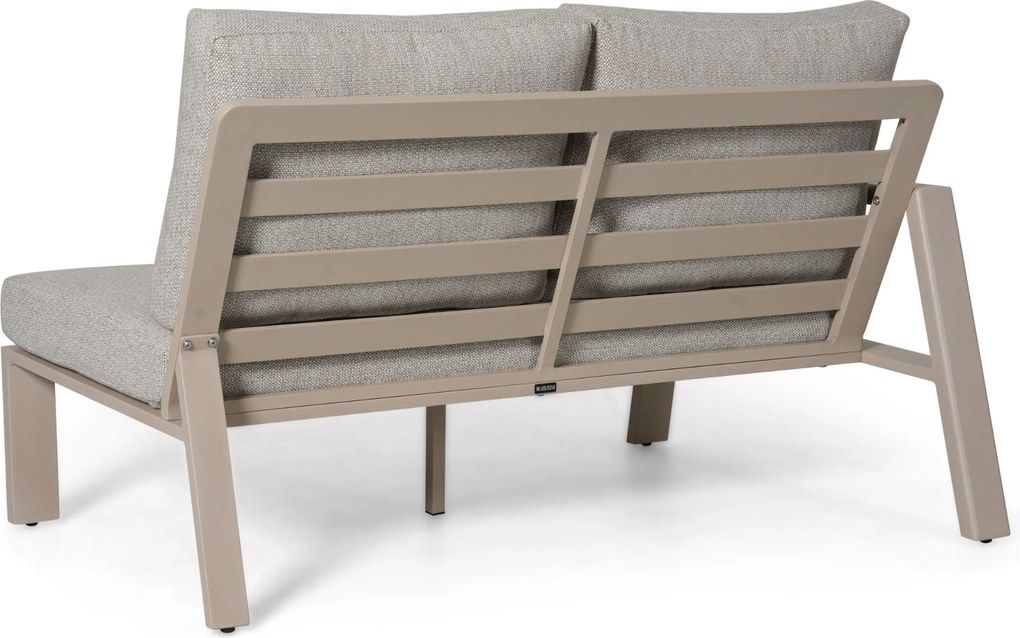 Hoek loungeset 5 personen Aluminium Zand/Beige  Lifestyle Garden Furniture Melone