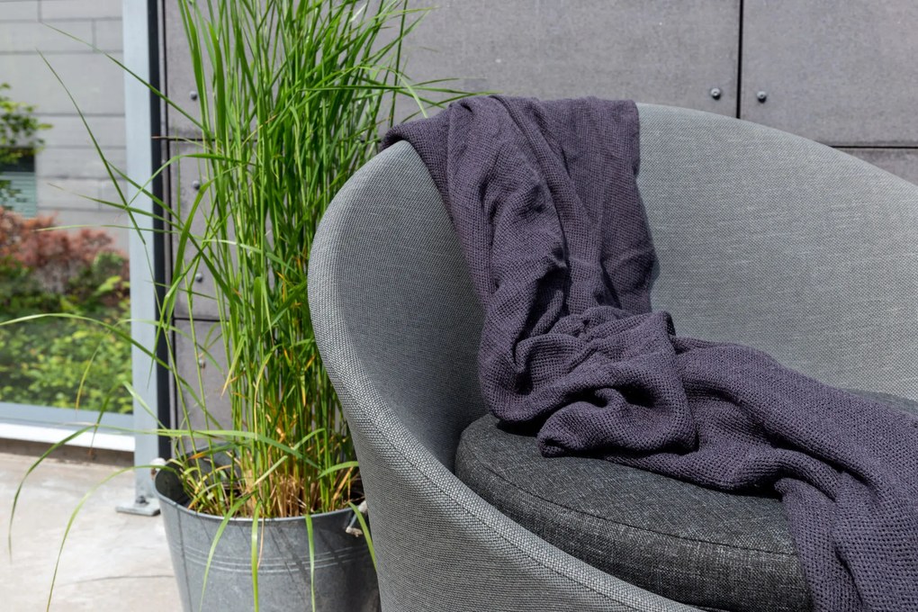 The Outsider Lounge/Balkon Set- Luuk - Zwart/Grijs - Tafel - 2 Kussens - The Outsider