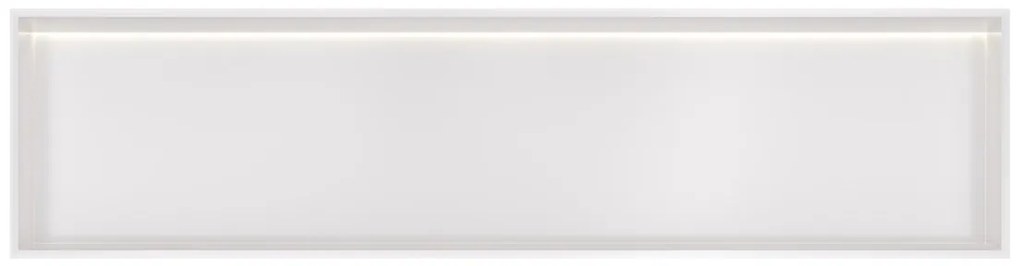 Hotbath &More inbouwnis met verlichting 30x120x10cm wit mat