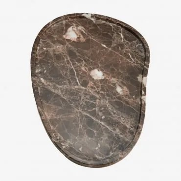 Orivando Marmeren Decoratieve Tray ↔︎ 35 Cm & Bruin Marmer Emperador - Sklum