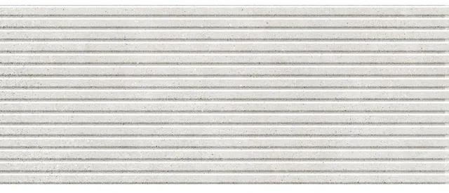 Cifre Ceramica Borneo wandtegel - 30x75cm - gerectificeerd - Betonlook - White decor mat (wit) SW07314756