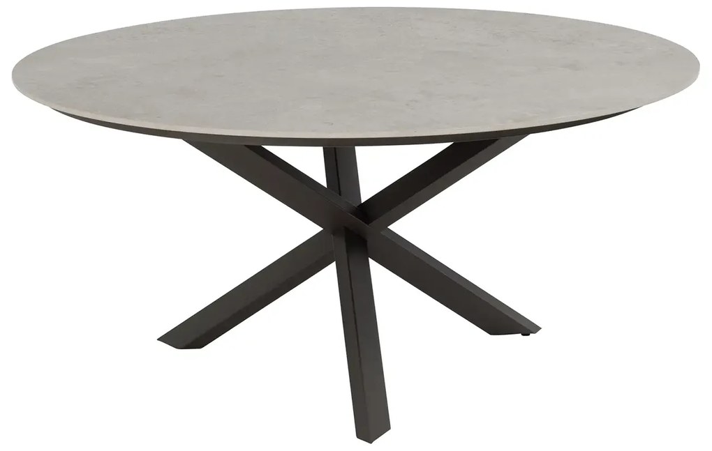 Taste by 4 Seasons Prado tuintafel terre met keramisch blad Ø 160 cm Tuintafel   bruin weerbestendig