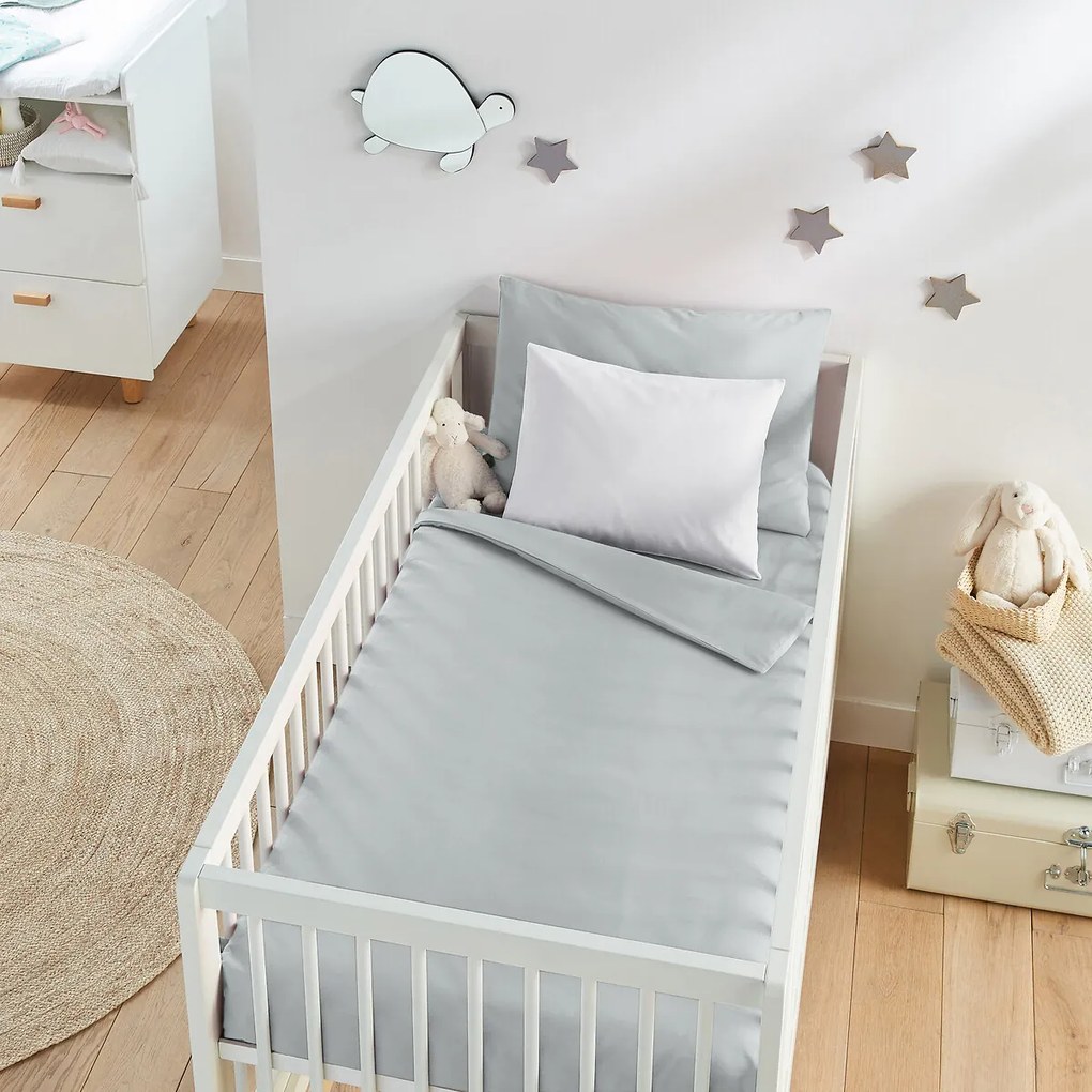 Hoeslaken babybed, effen katoen, Scenario