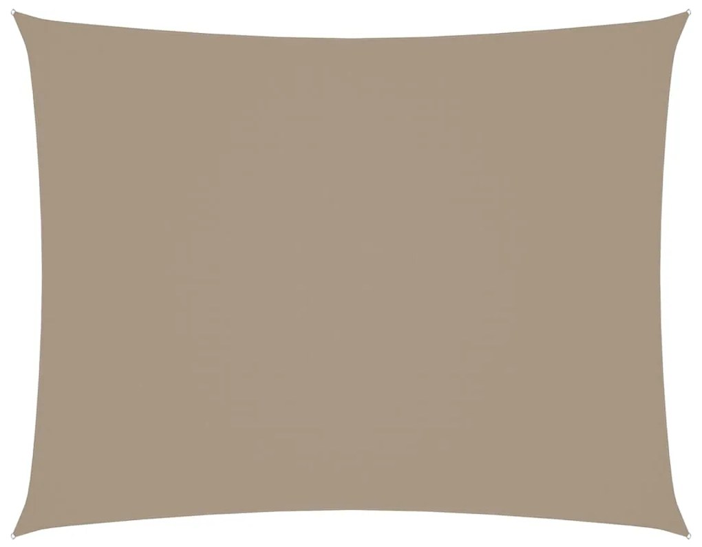 vidaXL Zonnescherm rechthoekig 2x3 m oxford stof taupe