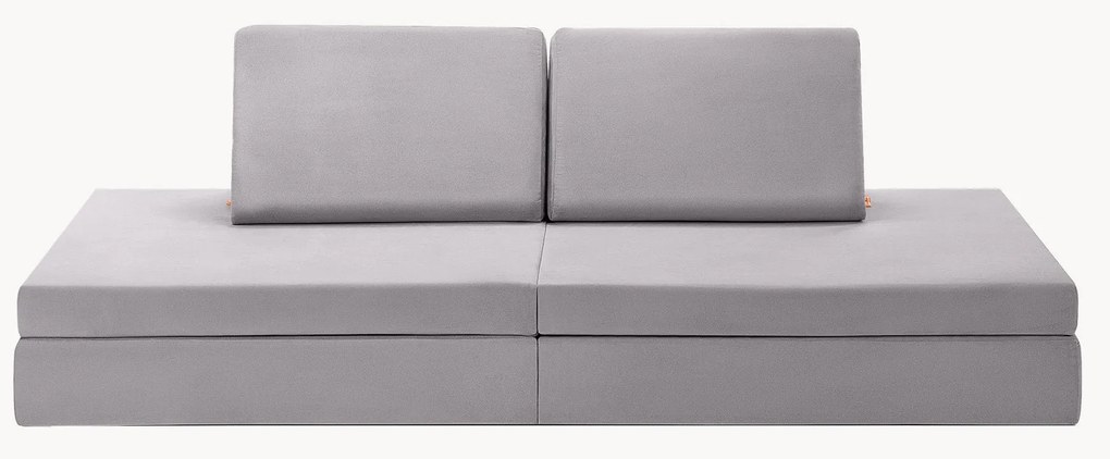 Modulaire kinderbank Mila van fluweel, handgemaakt