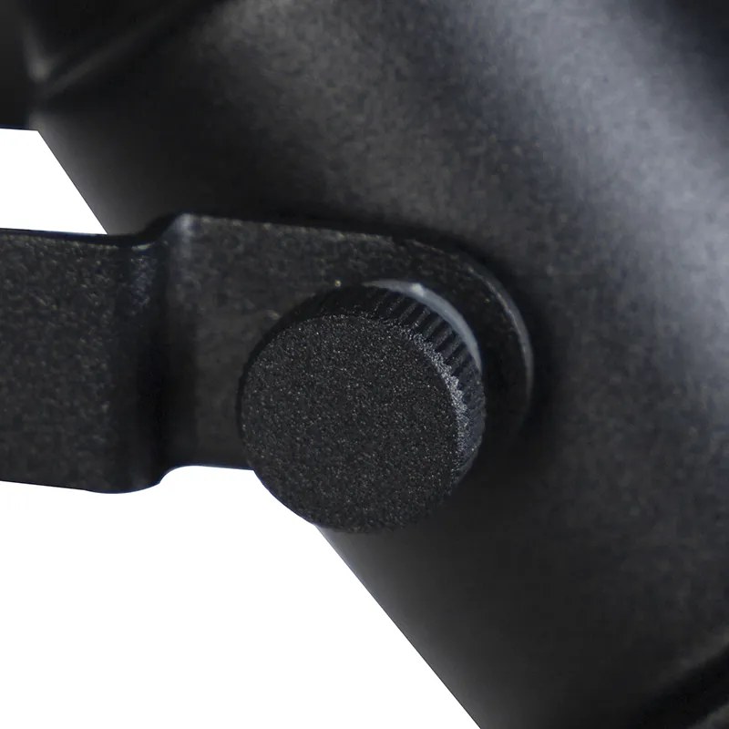 Industriële vloerlamp zwart met goud 1-lichts - Tommy