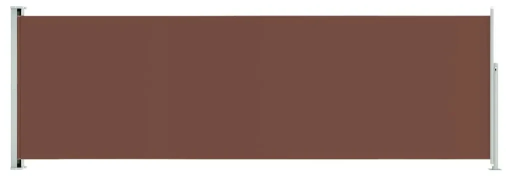 vidaXL Tuinscherm uittrekbaar 200x600 cm bruin