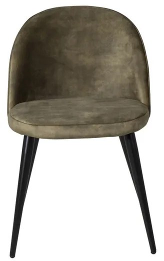 Jörn Eetkamerstoel - Meike - Bruin - Fluweel - Jörn