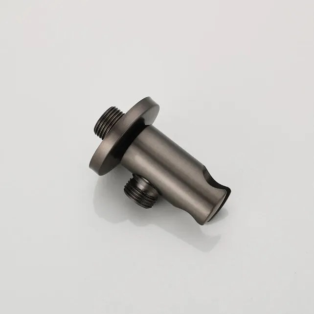 Saniclear Plus inbouw regendouche met inbouw douchekop 30x30cm en staafhanddouche verouderd ijzer - gunmetal